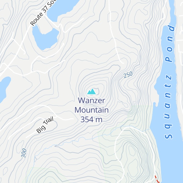 Map of Wanzer Mountain