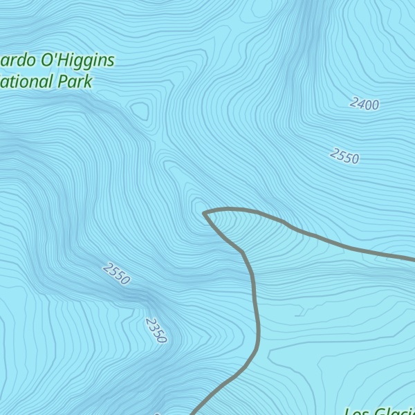Map of Cerro Tomek
