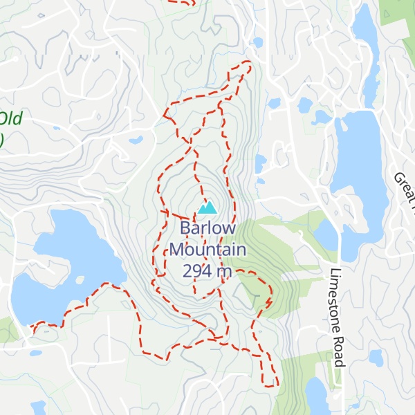 Map of Barlow Mountain