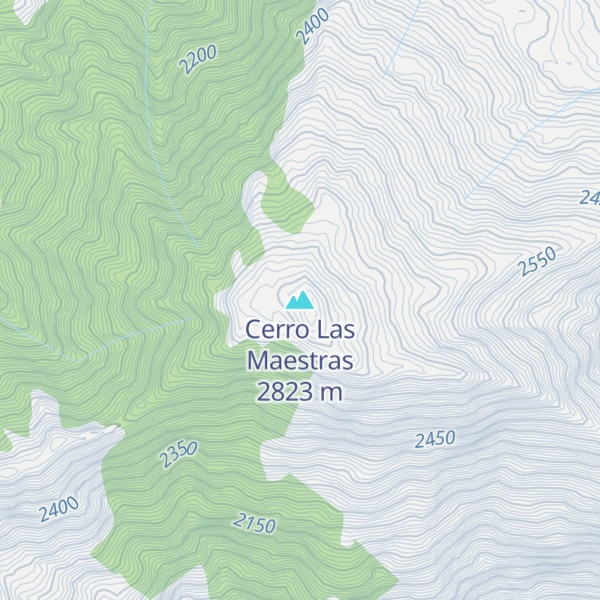 Map of Cerro Las Maestras