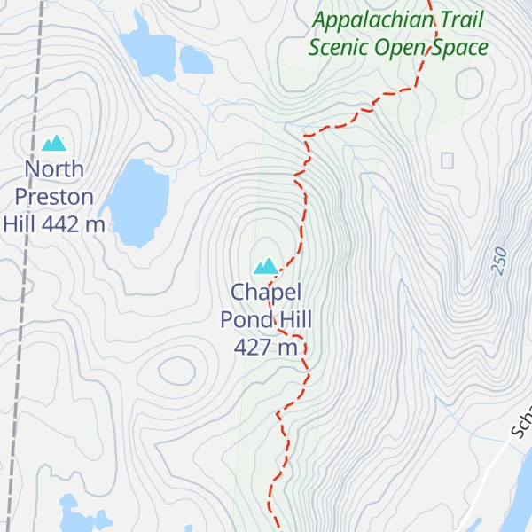 Map of Chapel Pond Hill