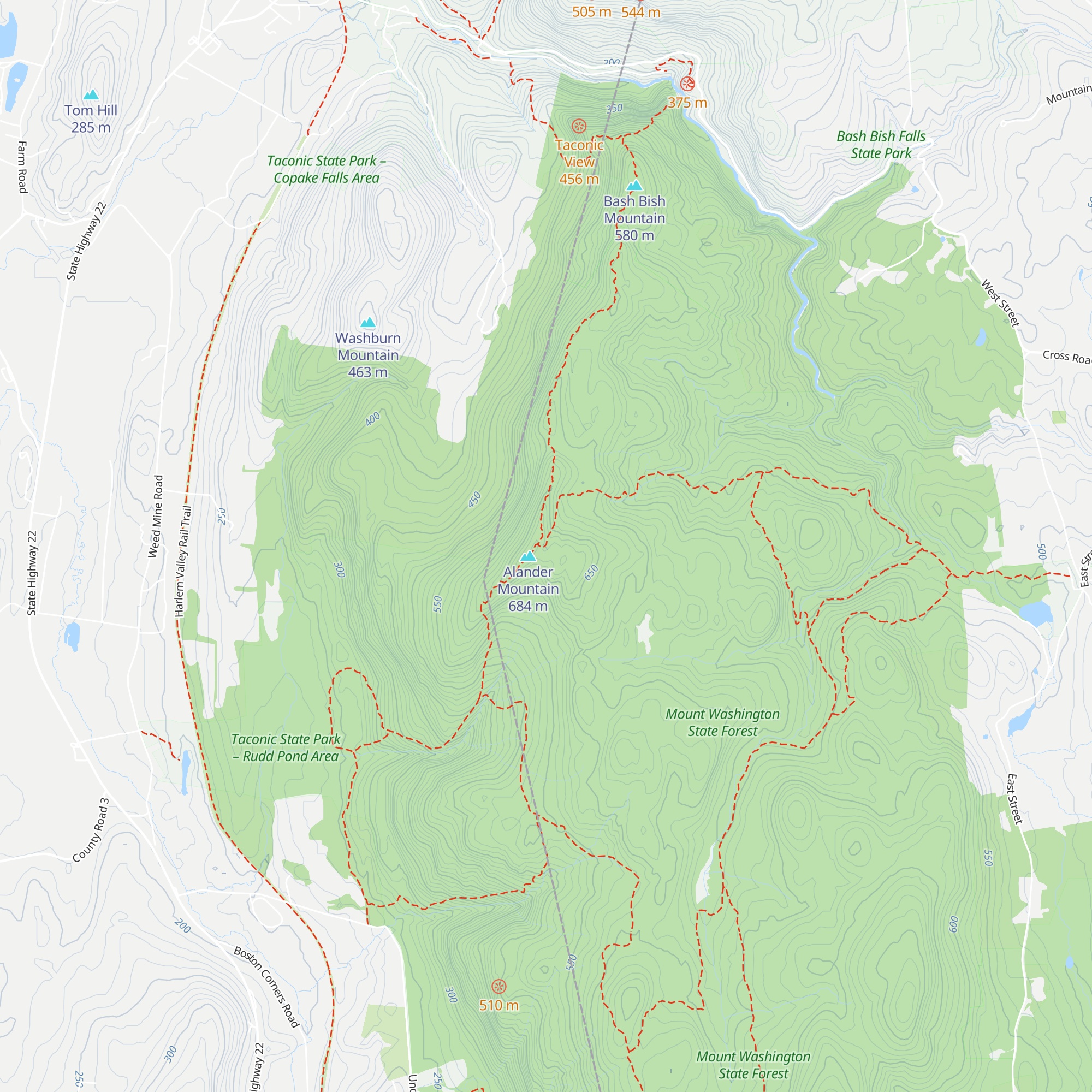 Alander cabin map
