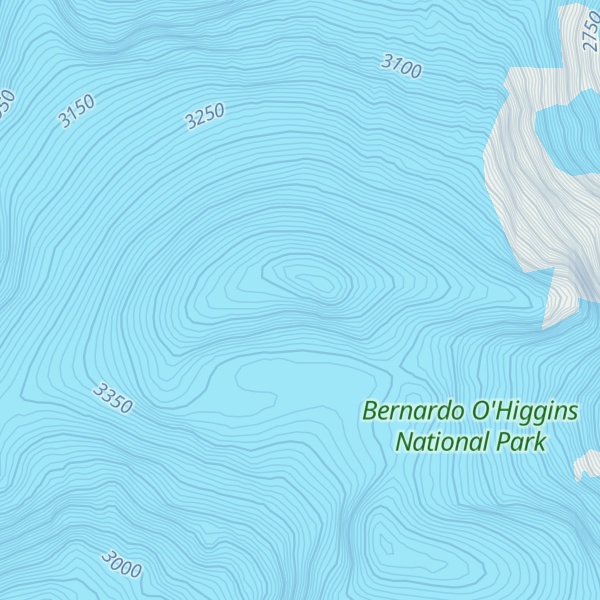Map of Volcán Lautaro
