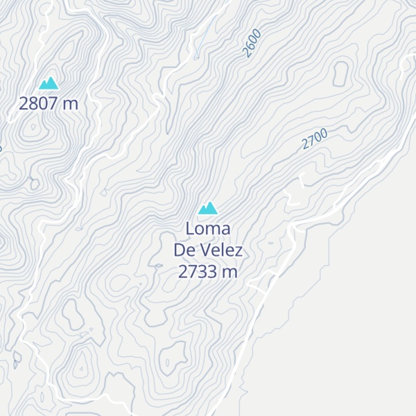 Map of Loma De Velez