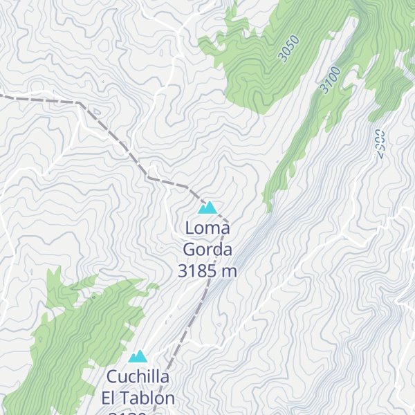 Map of Loma Gorda