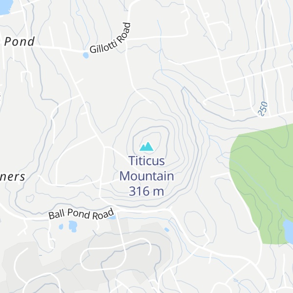 Map of Titicus Mountain