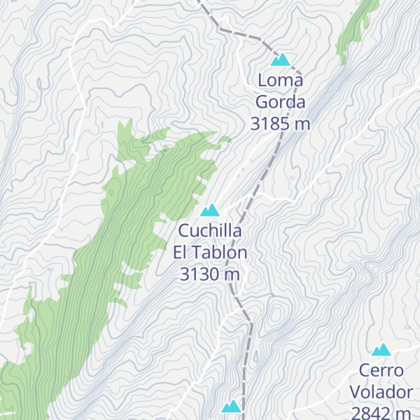 Map of Cuchilla El Tablon