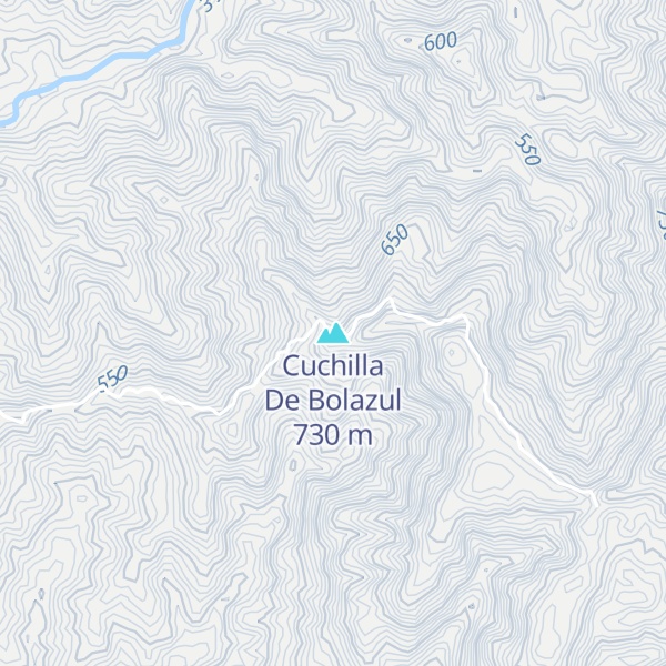 Map of Cuchilla De Bolazul