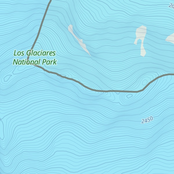 Map of Cerro Onelli Central