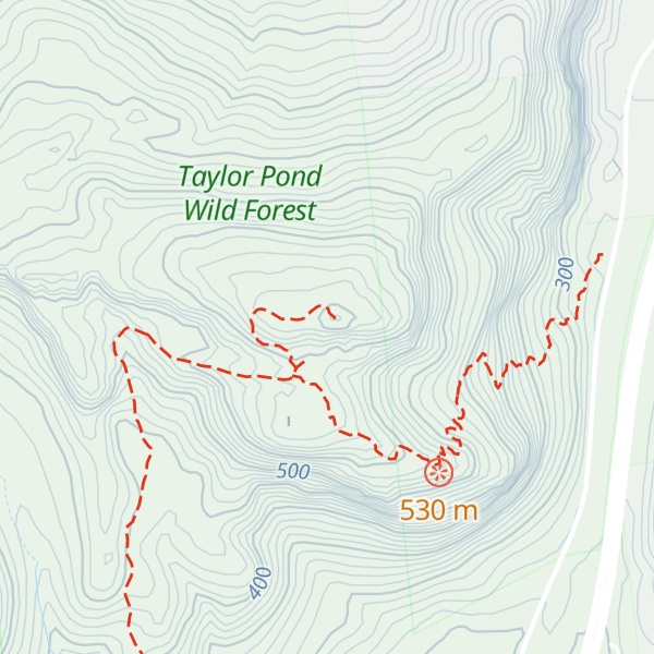 Map of Pokamoonshine Mountain