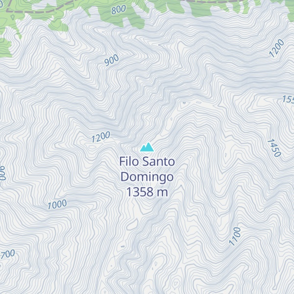 Map of Filo Santo Domingo