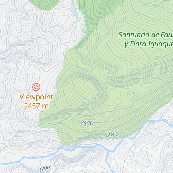 Map of Cerro San Marcos
