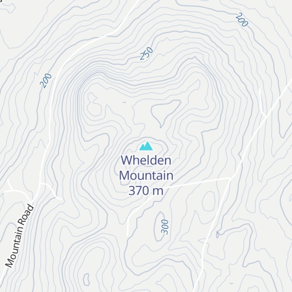 Map of Whelden Mountain