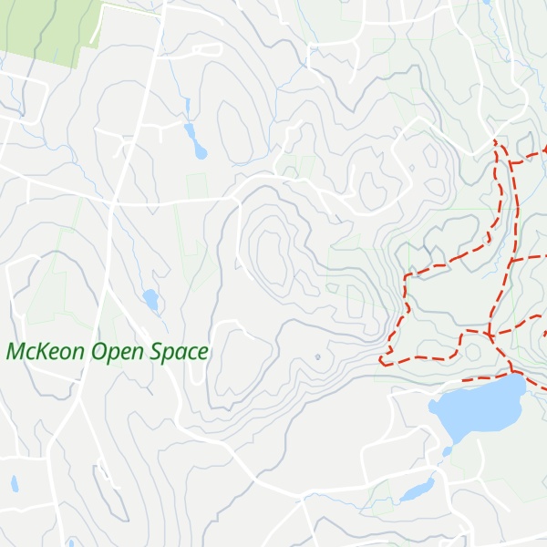 Map of Ned Mountain