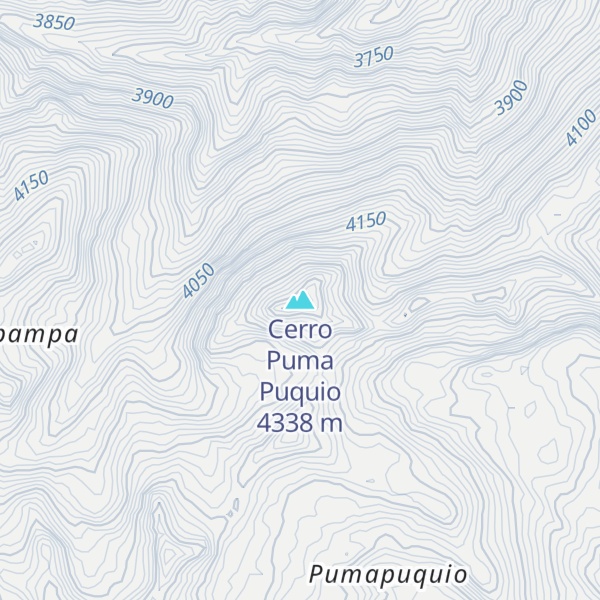 Map of Cerro Puma Puquio