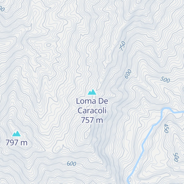 Map of Loma De Caracoli