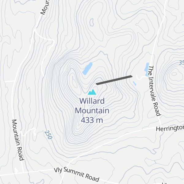 Map of Willard Mountain