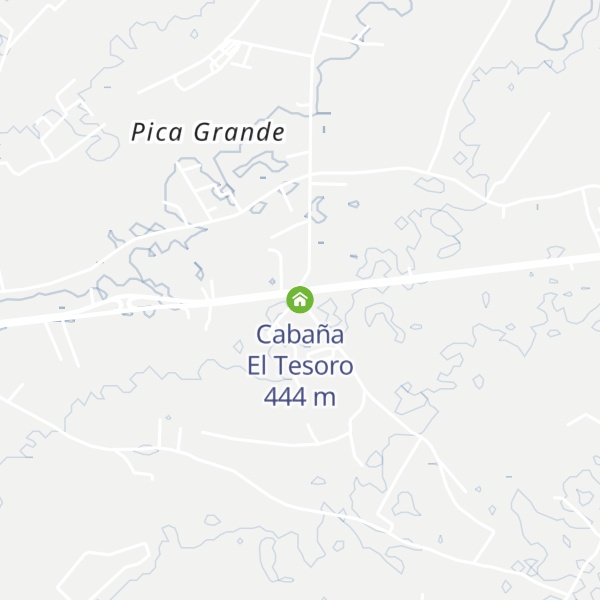 Map of Cabaña El Tesoro