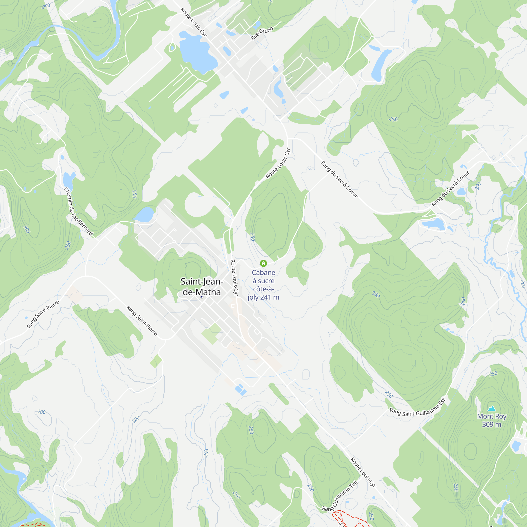 Cabane à sucre côte-à-joly map
