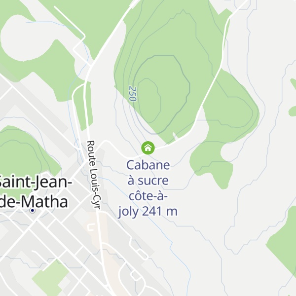 Map of Cabane à sucre côte-à-joly