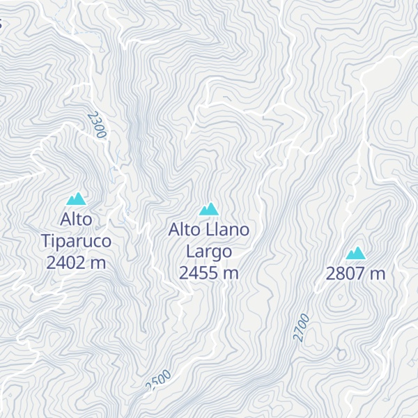 Map of Alto Llano Largo