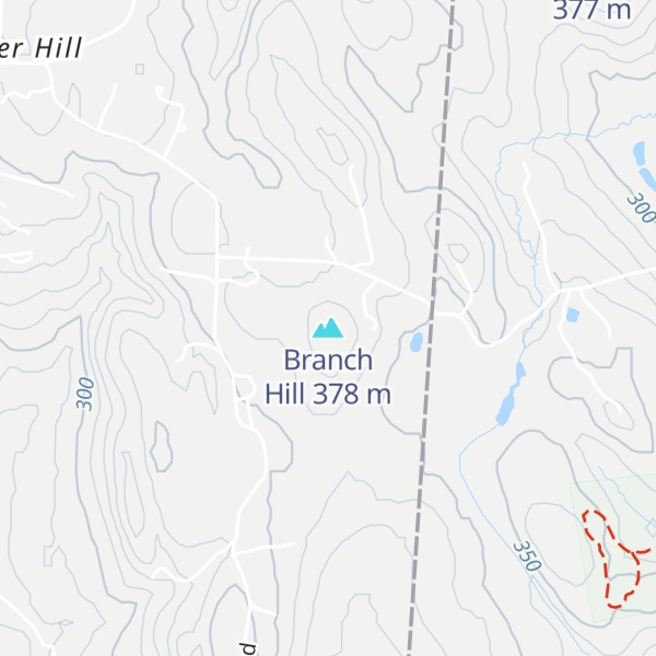 Map of Branch Hill
