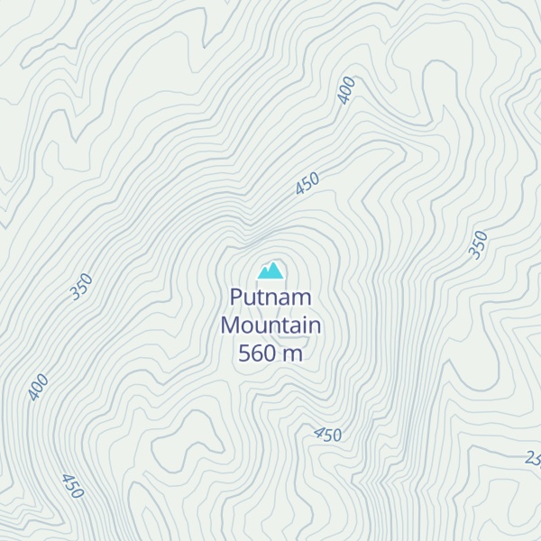 Map of Putnam Mountain