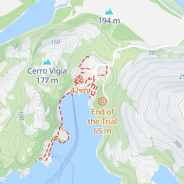 Map of Cabañas Pionero