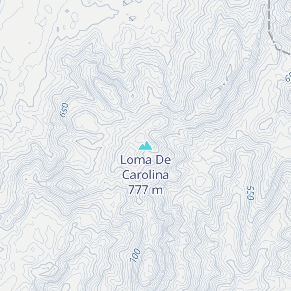 Map of Loma De Carolina