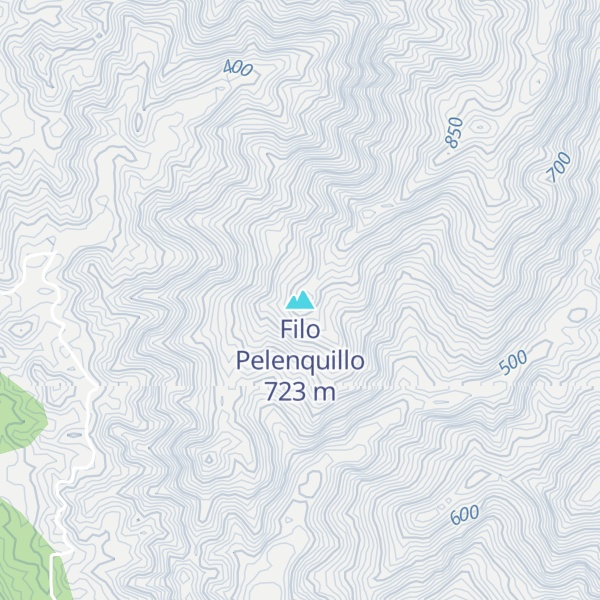 Map of Filo Pelenquillo