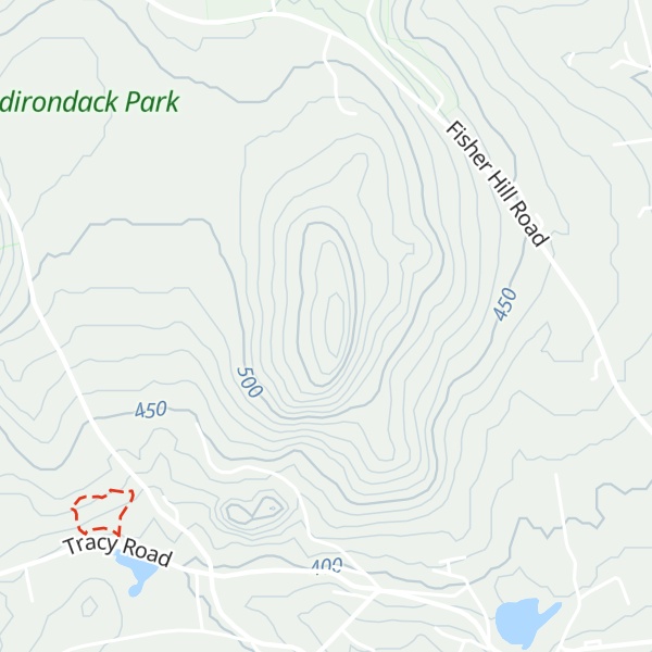Map of Barton Mountain