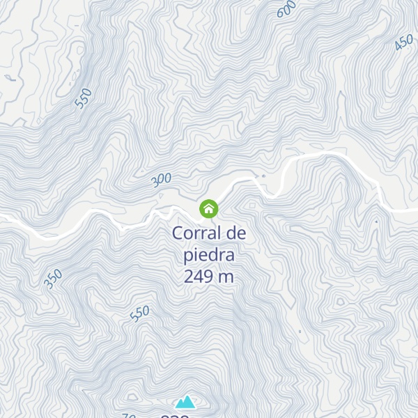 Map of Corral de piedra