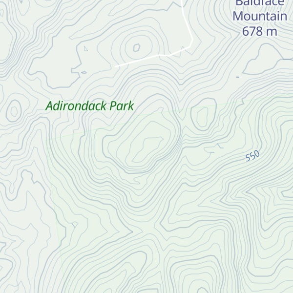 Map of Old Rang Mountain