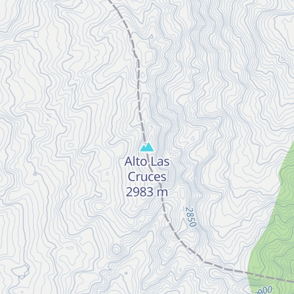 Map of Alto Las Cruces