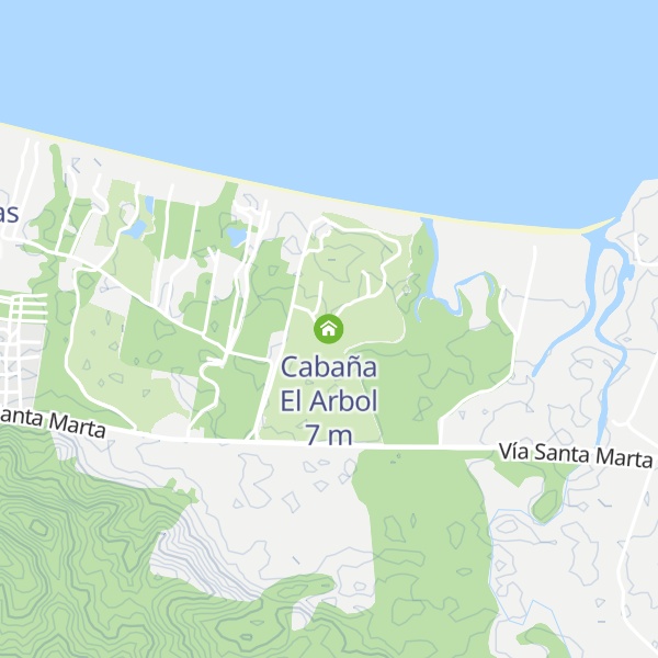Map of Cabaña El Arbol