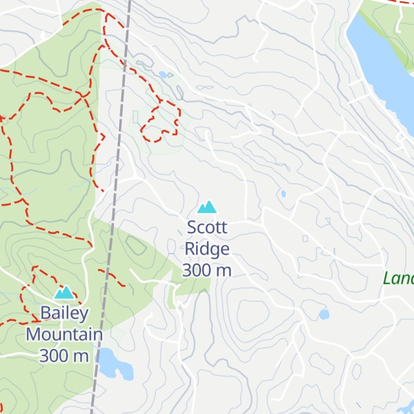 Map of Scott Ridge