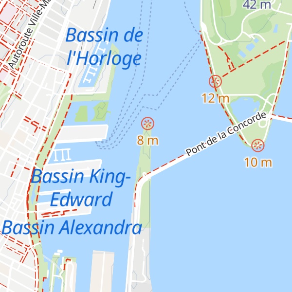 Map of Pointe du Havre