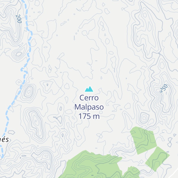Map of Cerro Malpaso