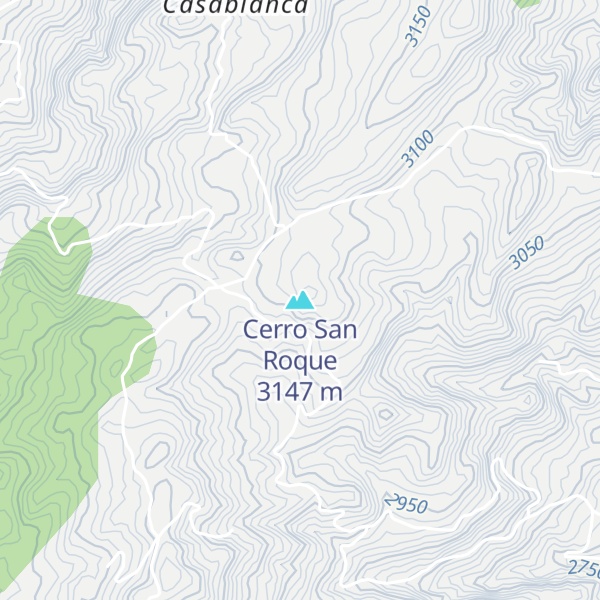 Map of Cerro San Roque
