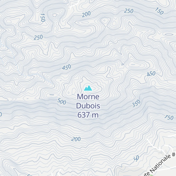 Map of Morne Dubois