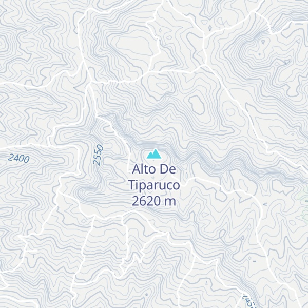 Map of Alto De Tiparuco