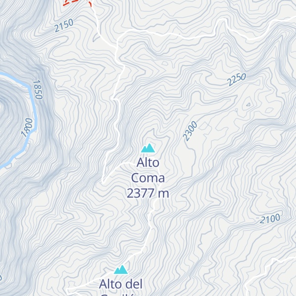 Map of Alto Coma