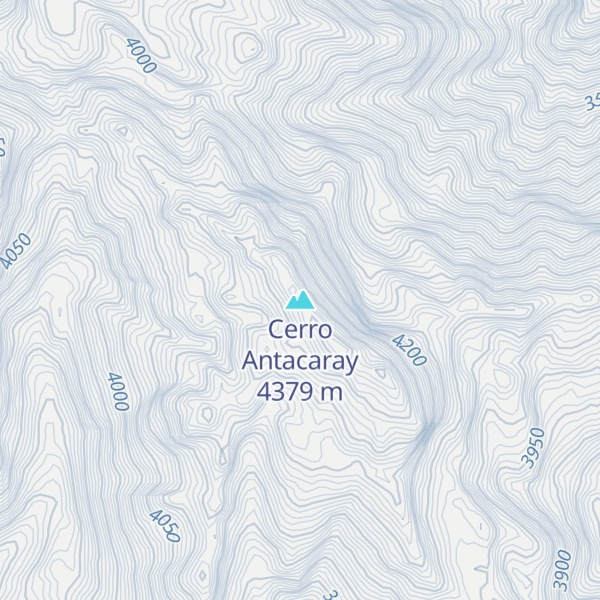 Map of Cerro Antacaray