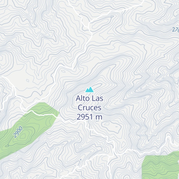 Map of Alto Las Cruces