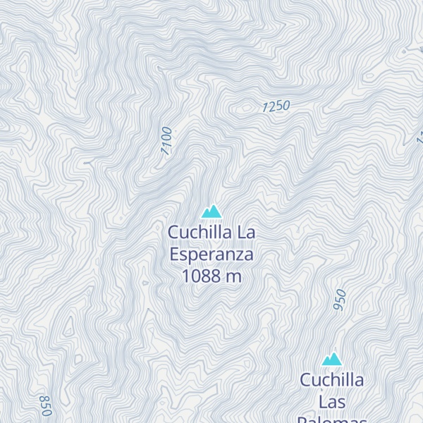 Map of Cuchilla La Esperanza