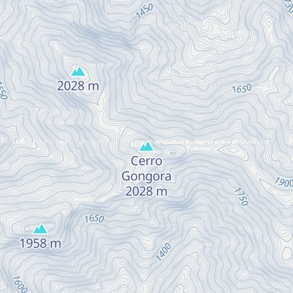 Map of Cerro Gongora