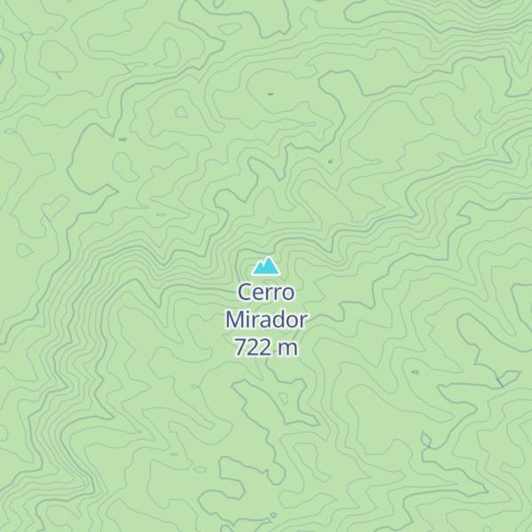 Map of Cerro Mirador