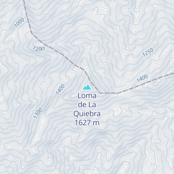 Map of Loma de La Quiebra