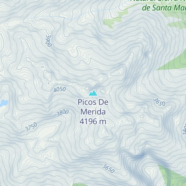 Map of Picos De Merida