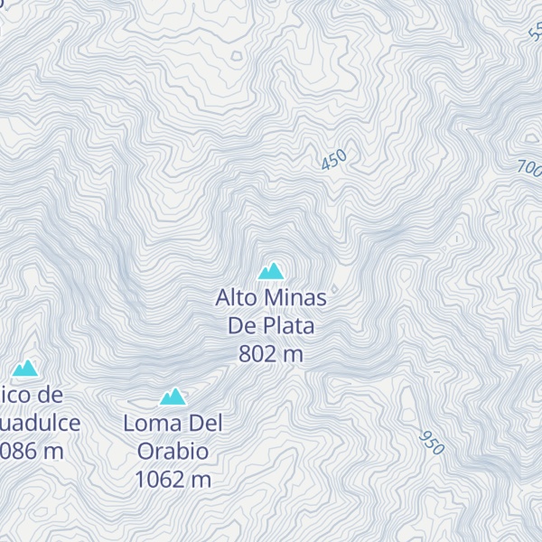 Map of Alto Minas De Plata